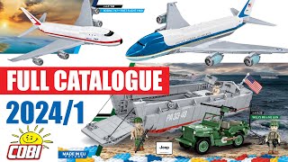 Complete COBI catalogue 20241  Air Force One F22 Cessna Akagi Sturmtiger Hawker Hurricane [upl. by Devonne]