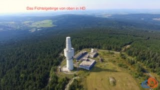 Das Fichtelgebirge von oben  Droneflight over FichtelMountains [upl. by Butte739]