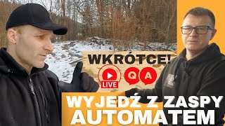 Jak wyjeżdżać z zaspy samochodem z automatyczną skrzynią biegów Zaproszenie do QampA i na LIVE [upl. by Lustick164]