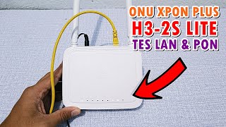 Full Review ONT Xpon H32S LITE PPPoE Hotspot via PON dan LAN  HTB [upl. by Cran982]