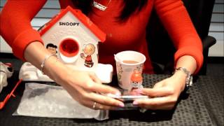 How to use the CraZArt Original Snoopy SnoCone Machine [upl. by Yenaffit]