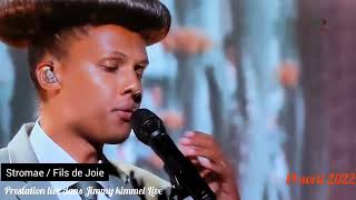 Stromae dans Jimmy Kimmel Live 14 avril 2022 [upl. by Ennairda]