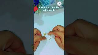 Diy Kundan Earrings😱How To Make Kundan Earrings At Home shorts trending ytshorts viralvideo [upl. by Durnan]