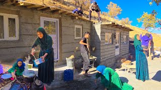 🛖⛈️Amir Hassan and Qadir Unite to Pour Concrete on Milads Rooftop [upl. by Adialeda]