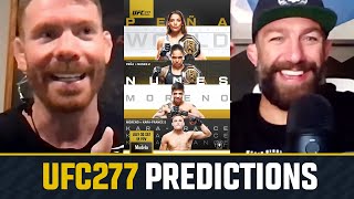 UFC 277 PREDICTIONS  RoundUp w Paul Felder amp Michael Chiesa [upl. by Ardnak]