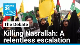 Killing Nasrallah A relentless escalation • FRANCE 24 English [upl. by Loziram]