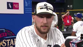 White Sox ace Garrett Crochet on AllStar Game trade rumors [upl. by Avruch25]