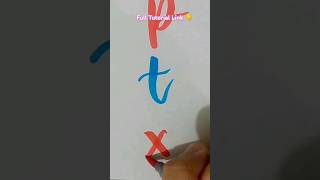 BRUSHPEN LETTERINGREAL TIME LETTERINGEASY TO LEARN CALLIGRAPHYBEGGINERS GUIDE TO USING BRUSH PENS [upl. by Ellatsirhc]