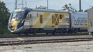 Brightline train kills trespasser 7824 [upl. by Adnilak731]