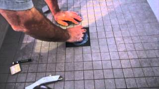 How to install ceramic tile on a shower floor [upl. by Kreis361]