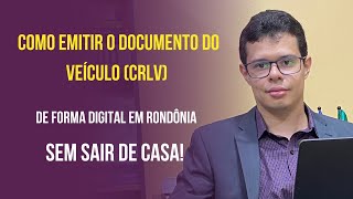 Como fazer o licenciamento do veículo pela internet DETRANRO [upl. by Yrogiarc636]