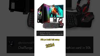 50k pc build 2024 gaming [upl. by Ahsiaa]