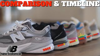 Which Is The BEST New Balance 990 Version Comparison  Timeline [upl. by Henley]