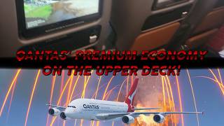 Qantas Premium Economy Airbus A380842QF 12 LAX  SYD [upl. by Ahserak256]