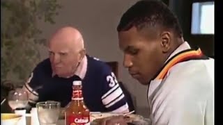 RARE video of MIKE TYSON eating with Cus DAmato 1982 [upl. by Dnamron]