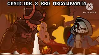 Friday night Funkin Mashup Tabi vs Dust Sans Genocide x Red megalovania [upl. by Red]