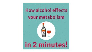 How Alcohol Effects your Metabolism in under 2 minutes [upl. by Gavrilla]