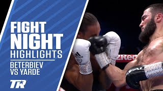 Artur Beterbiev Makes it 19 Wins 19 KOs with Great Win Yarde to retain belts  FIGHT HIGHLIGHTS [upl. by Inasah]