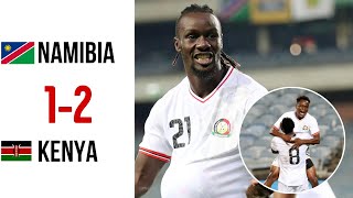 HARAMBEE STARS VS NAMIBIA MATCH HIGHLIGHTS  21 [upl. by Aneet]