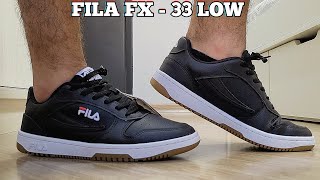 Review Do Tênis Fila FX33 Low  Comprado Na Netshoes  Demonstração No Pé  On Feet [upl. by Batholomew]