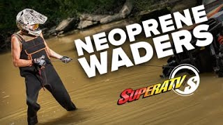 Waders in Action SuperATVs Neoprene Waders [upl. by Idnam944]