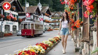 THUN SWITZERLAND 💗 Beautiful City Thun This Scenic Walking Tour 🏞️🇨🇭 [upl. by Annohs644]