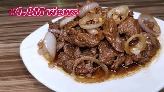 BEEF STEAK  HOW TO COOK BEEF STEAK  BEEF STEAK RECIPE  AMY GUEVARRA [upl. by Serrano174]