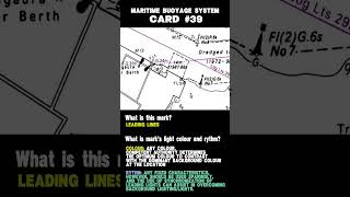 Buoys Lights Card 39 and chart symbols [upl. by Ayin]