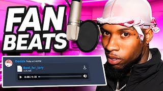 Tory Lanez Records on a FANs BEAT [upl. by Kassity]