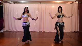 Adarabuka  Khader Ahmad  Danza arabe duo  Bellydance  Raksa Studio [upl. by Tewell787]