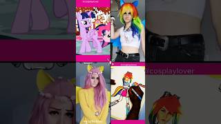 My Little Pony  rainbowdash vs fluttershy Do you like mayamystic cosplay mlp [upl. by Iaka]