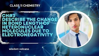 Describe the change in bond length of heteronuclear molecules due to change in Electronegativity [upl. by Annenn]