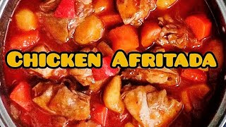 How to cook Chicken Afritada  Afritadang Manok  Chicken Recipe [upl. by Llib]