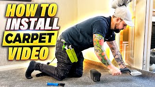 How To Install Carpet  Easy Step By Step Beginners Guide [upl. by Ailin]