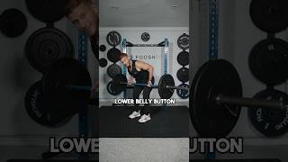 Barbell Row Technique ✅ [upl. by Ibby632]