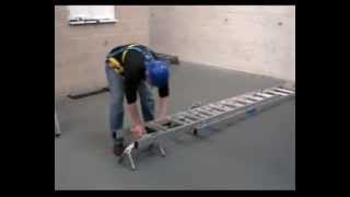 Ladder Safety Training Using a Pole Vertical Lifeline Ladder Restraint System [upl. by Harms]