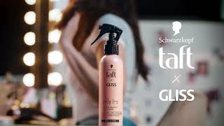 NOWOŚĆ Wielofunkcyjny spray Schwarzkopf Taft x Gliss [upl. by Barta944]