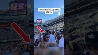 Sommer Ray at LSU game 🐯🤝 sommerray lsufootball lsu geauxtigers [upl. by Anderson]