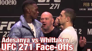 UFC 271 FaceOffs Adesanya vs Whittaker 2 [upl. by Som]