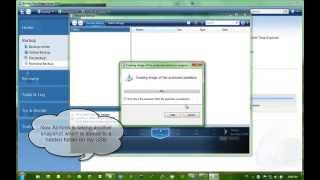 Backuprecovery with Acronis True Image Home 2010 setup video [upl. by Esch]