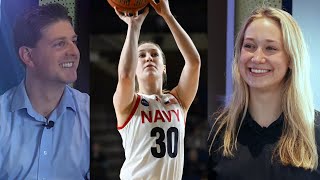 Navy Sports Magazine  Maren Louridas  Womens Basketball Tips Off Season [upl. by Barb]