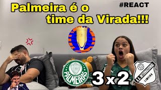 REACT REAÇÕES PALMEIRAS x INTER DE LIMEIRA [upl. by Ecnarretal]