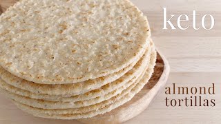 Keto Almond Tortillas  Vegan [upl. by Tani]