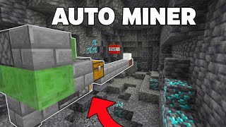 Automatic Diamond Mining Machine in Minecraft Bedrock 118 [upl. by Lihas]