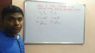Microwave spectroscopy effect of Isotopic substitution on rotational spectra of diatomic molecule [upl. by Eniamzaj]