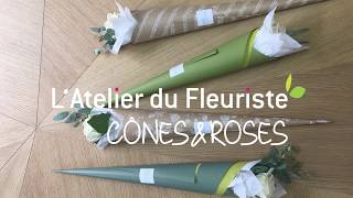 L’Atelier du Fleuriste N°46  Cônes amp Roses [upl. by Okomot]