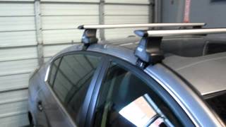 Nissan Altima with Thule 480R AeroBlade Base Roof Rack by Rack Outfitters [upl. by Adiari]