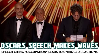 Oscars Speech Citing quotOccupationquot Leads To Some Unhinged Reactions [upl. by Orin]