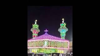 Koratty Muthy Church LightskorattyThrissurkerala [upl. by Adolpho98]