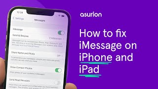 How to fix iMessage on your iPhone or iPad  Asurion [upl. by Franza859]